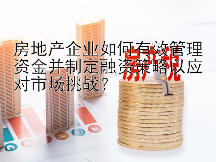 房地产企业如何有效管理资金并制定融资策略以应对市场挑战？