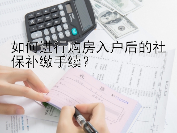 如何进行购房入户后的社保补缴手续？